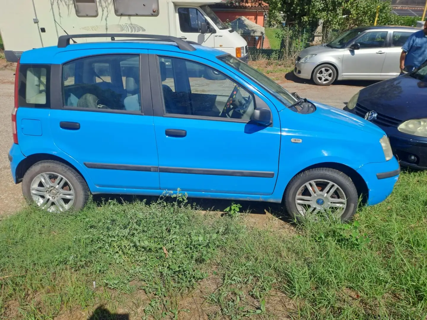 Fiat Panda 5 PORTE MARCIANTE MA BRUTTA DI CARROZZERIA Blu/Azzurro - 2