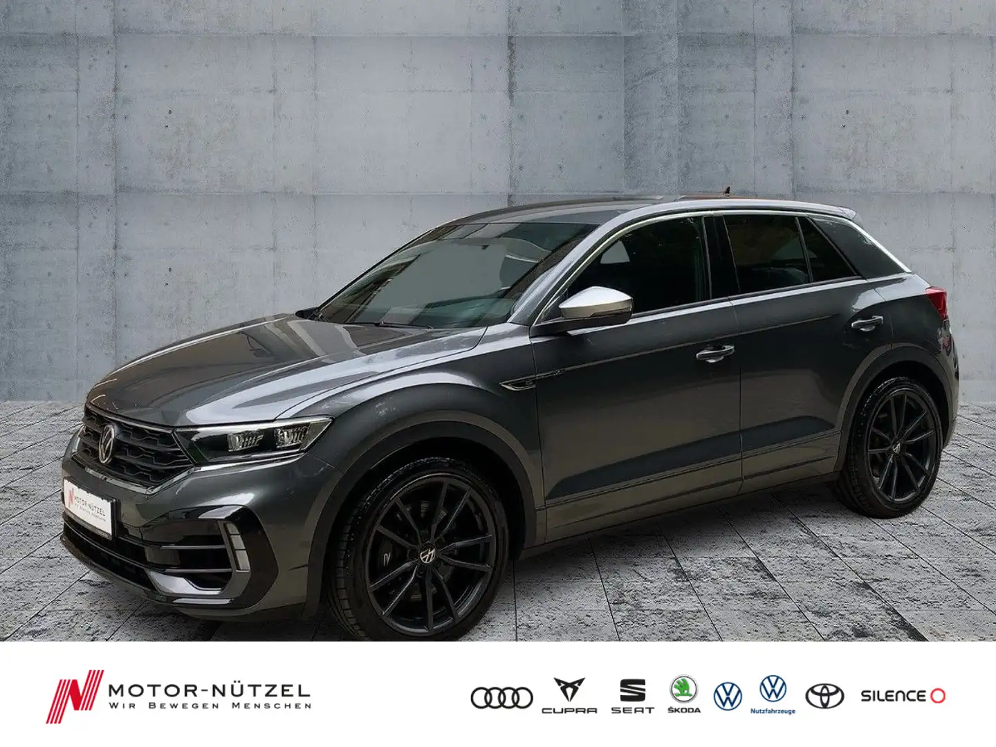 Volkswagen T-Roc R 2.0TSI 4M DSG LED+NAV+ACC+SHZ+PDC+RFK+VC Grau - 1
