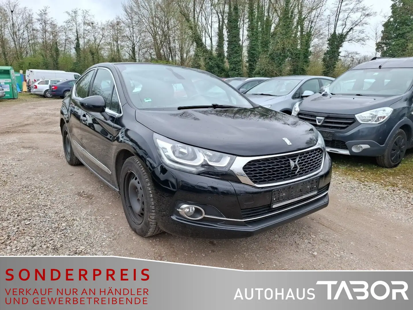 DS Automobiles DS 4 1.6 THP 165 Aut. Leder SHZ Navi Keyless PDC Czarny - 2