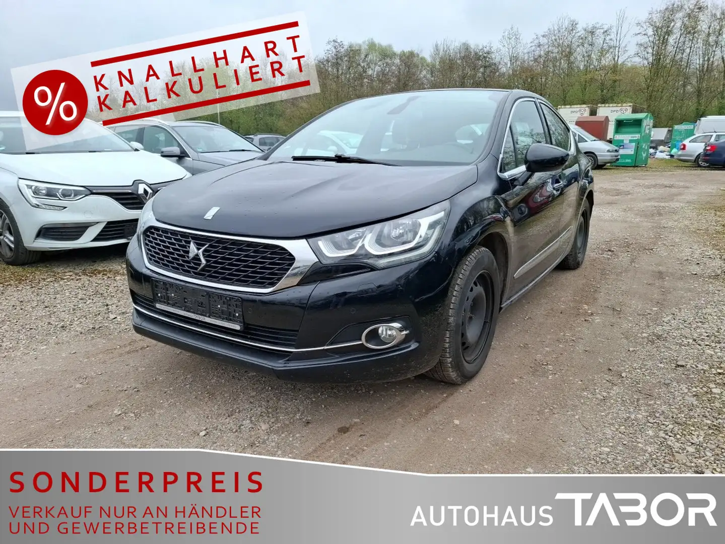 DS Automobiles DS 4 1.6 THP 165 Aut. Leder SHZ Navi Keyless PDC Noir - 1