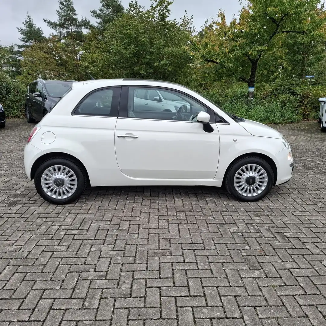 Fiat 500 1.2 Klima & Panoramadach Weiß - 2