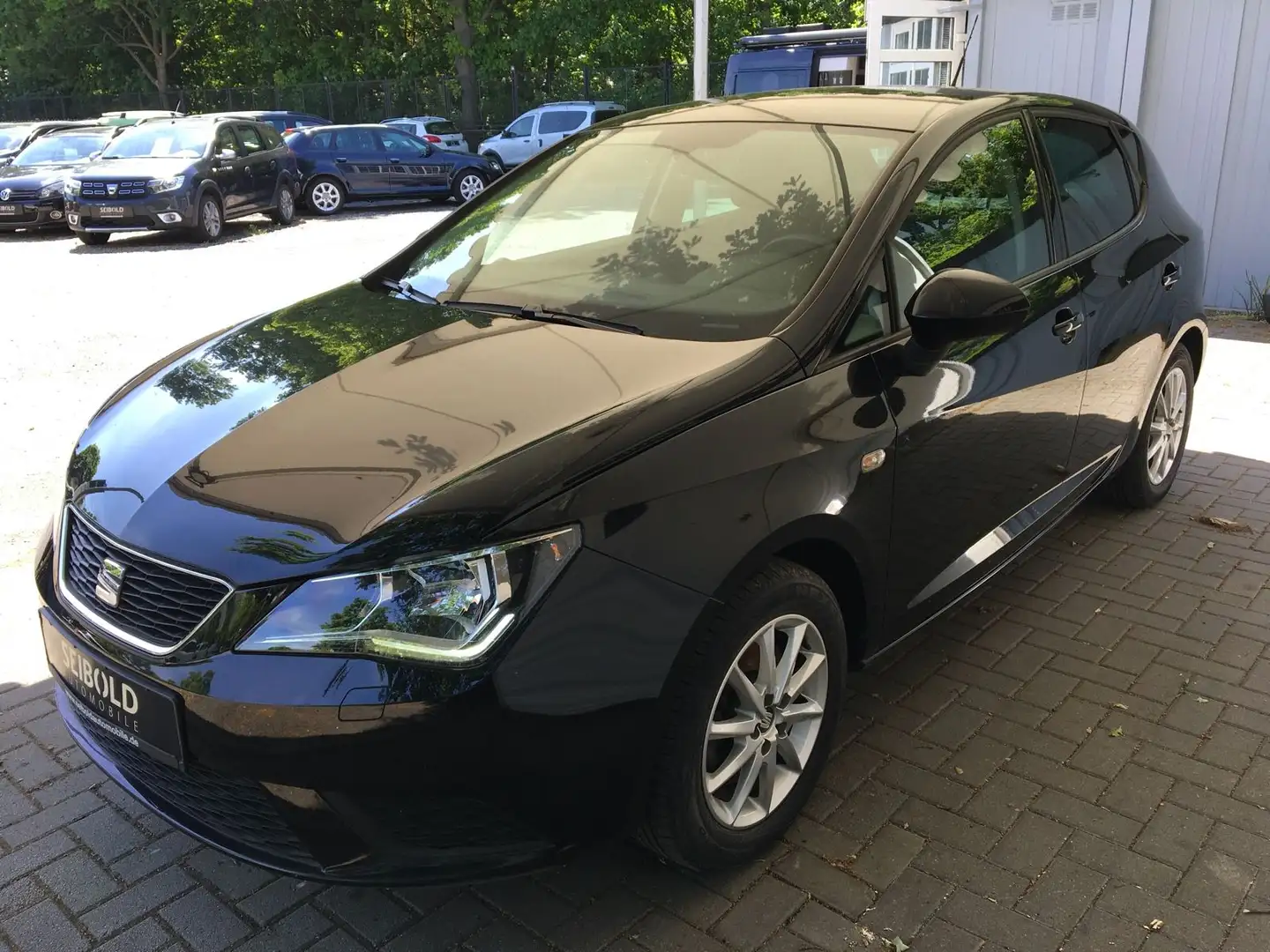 SEAT Ibiza 1.0 TSI Style Autom/Klimatr/Sitzh/Temp/PDC Negro - 1