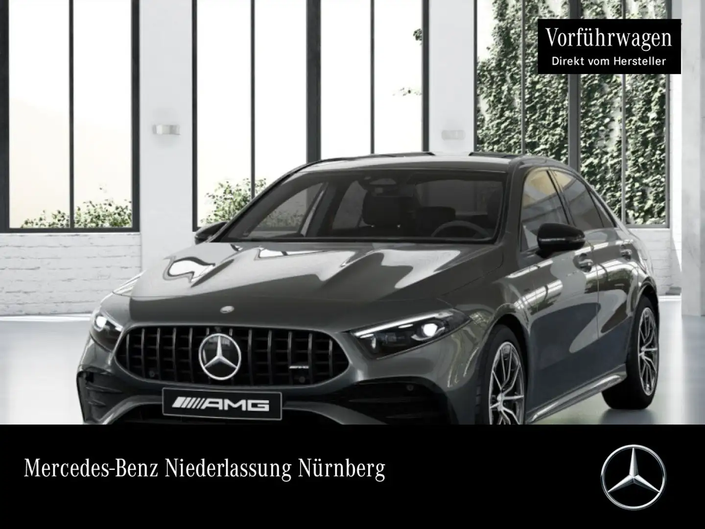 Mercedes-Benz A 35 AMG A 35 Lim 4M AMG+PANO+360°+MULTIBEAM+BURMESTER+HUD Šedá - 1