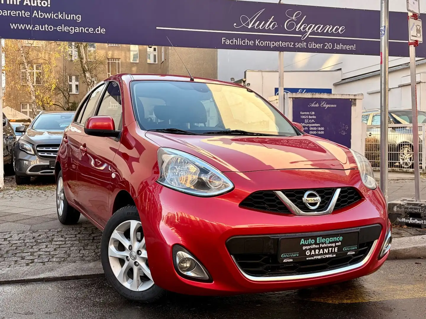 Nissan Micra Acenta SHZ Temp Allw. BT Klimaauto 2.Hand! Rot - 1