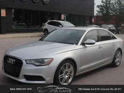 Silver 2014 Audi A6 Sedan Automatic