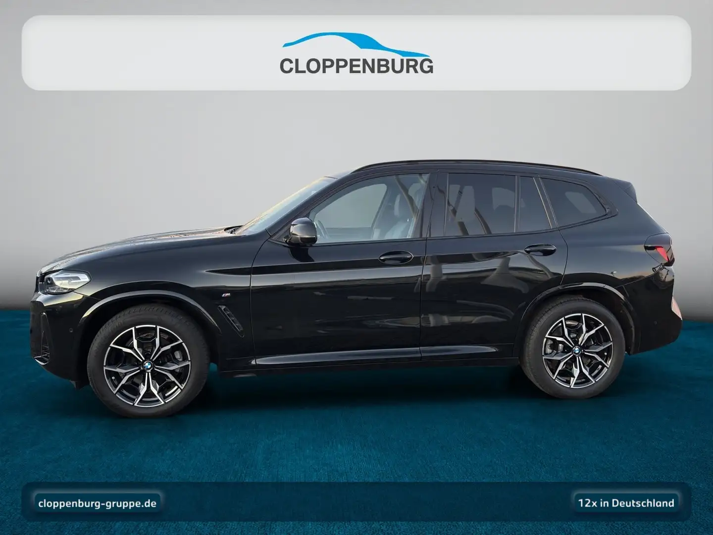 BMW X3 xDrive20d ZA M Sportpaket Navi+SHZ+KeyGO+HiFi Schwarz - 2