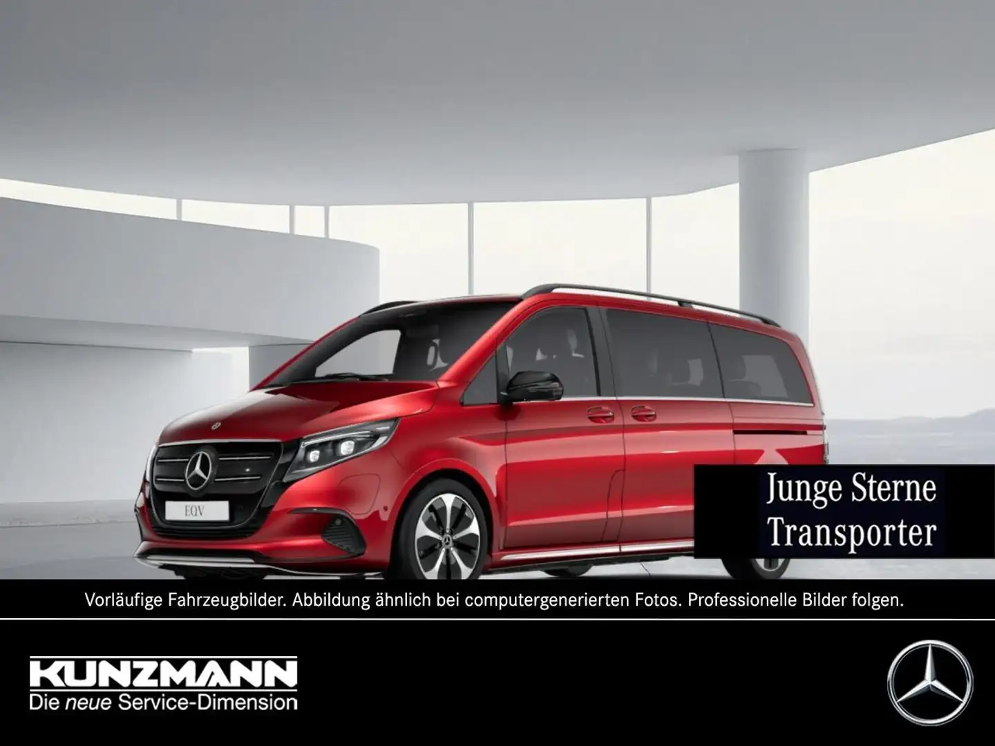 Mercedes-Benz EQV 300 AVANTGARDE Lang Navi Distronic Airmatic Rot - 1
