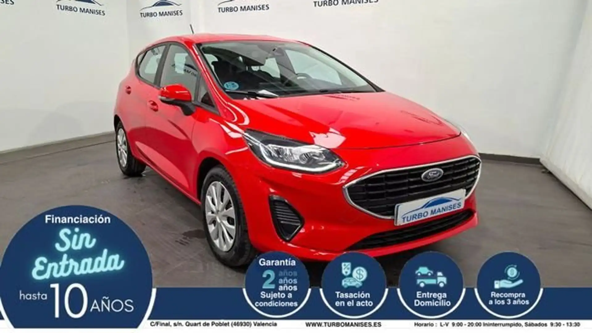 Ford Fiesta 1.1 IT-VCT 55kW (75CV) Trend 5p Rojo - 1