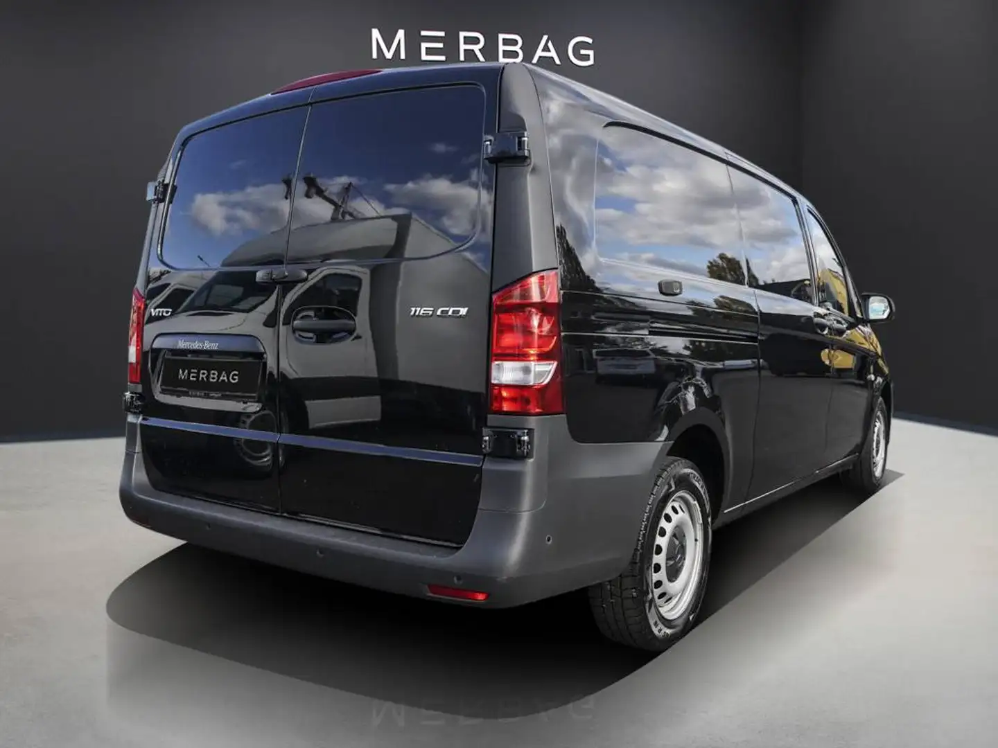 Mercedes-Benz Vito 116 CDI RWD extralang Kamera PDC MFL TEMP. Negro - 2