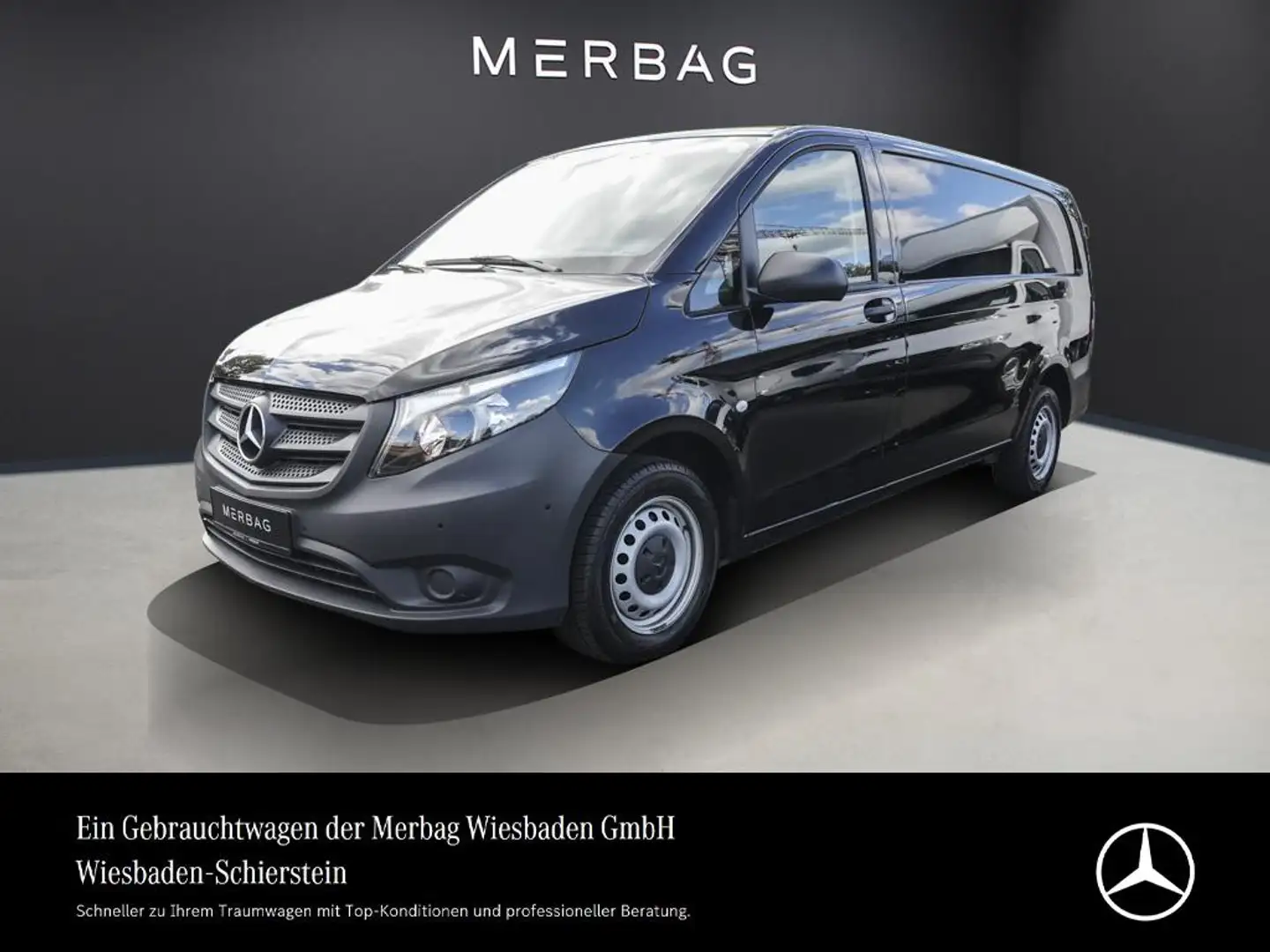 Mercedes-Benz Vito 116 CDI RWD extralang Kamera PDC MFL TEMP. Schwarz - 1