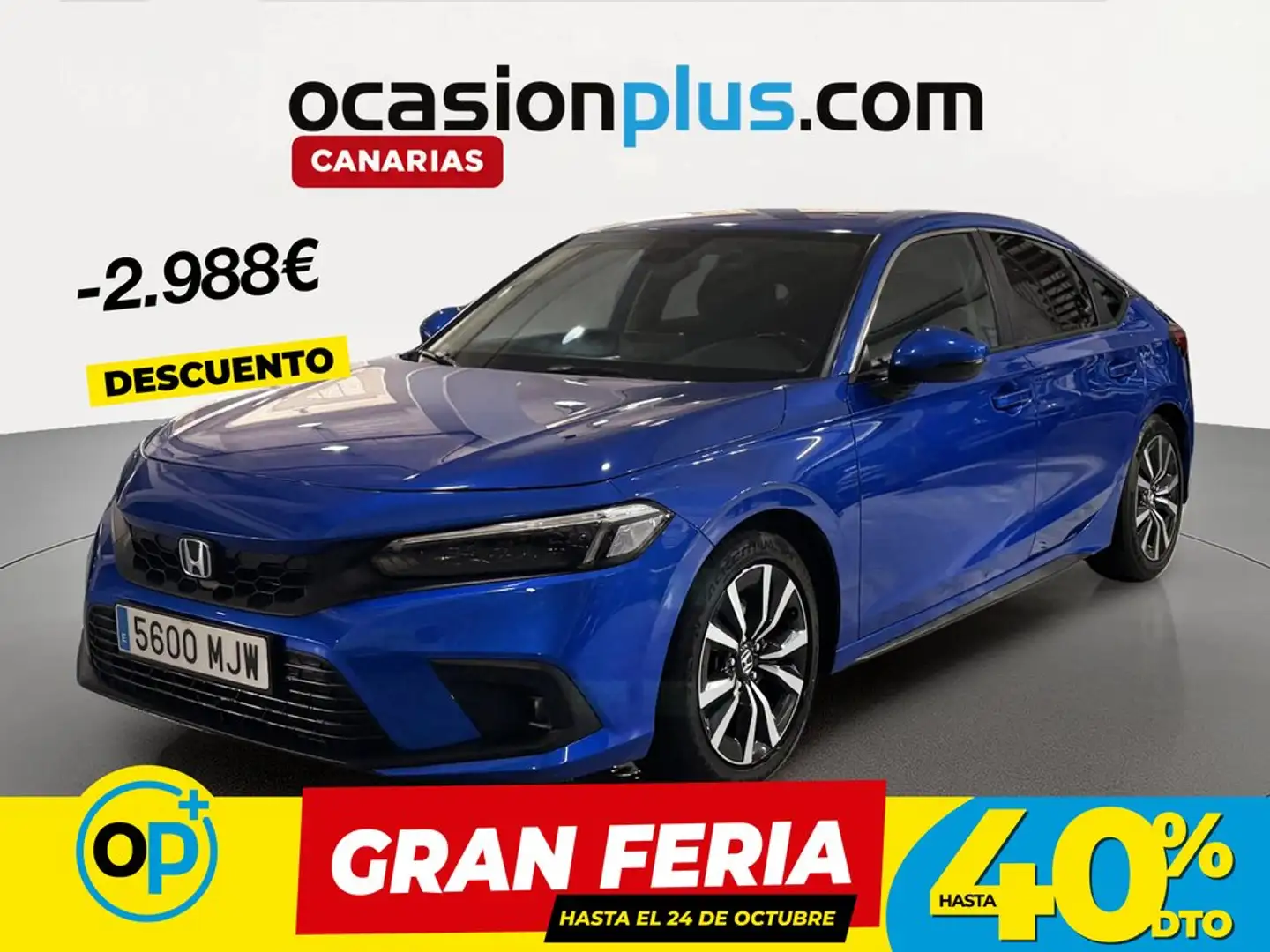 Honda Civic 2.0 i-MMD Elegance Azul - 1
