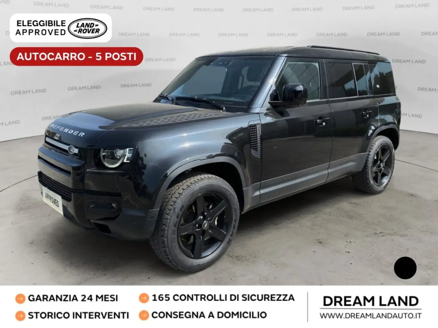 Land Rover Defender 110 3.0D I6 200CV AUTOCARRO+IVA AWD Auto SE Noir - 1