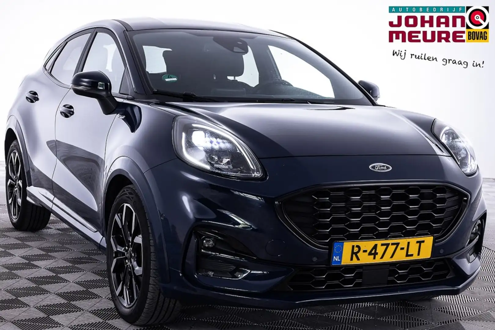 Ford Puma 1.0 EcoBoost Hybrid ST-Line X | Full LED | NAVI | Blauw - 1