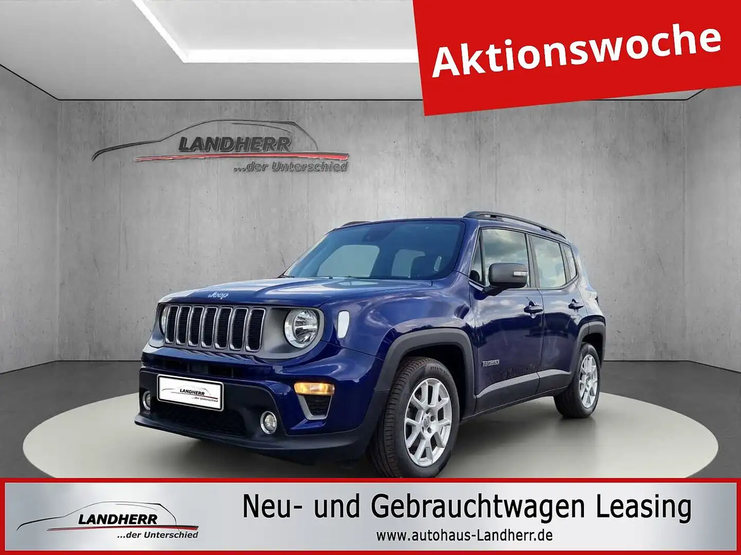 Jeep Renegade 1.6 Limited//ACC/Einparkhilfe hinten Blau - 1