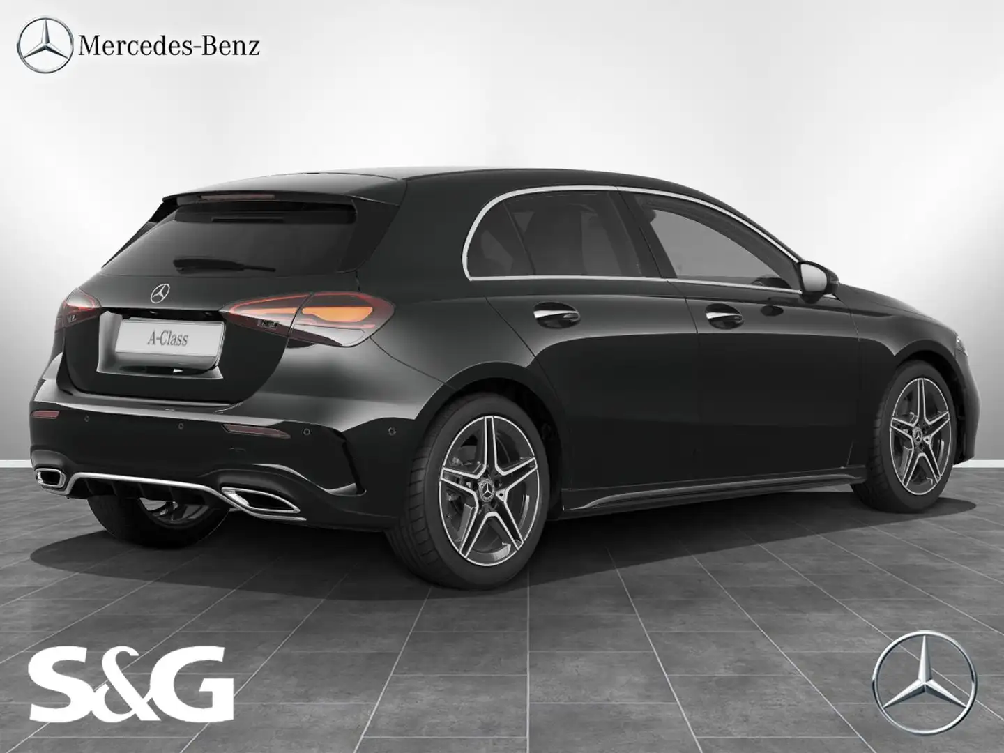 Mercedes-Benz A 200 AMG Advanced+MBUX+M-LED+RüKam+Totwink+DAB Schwarz - 2