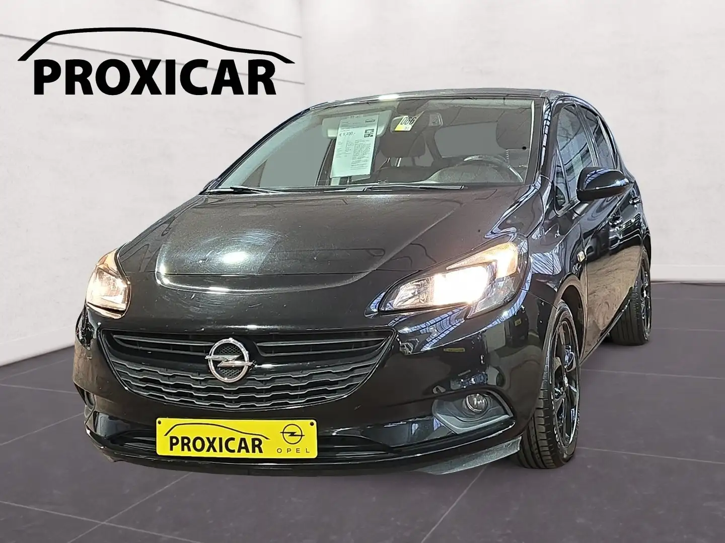 Opel Corsa 1.2i Black Edition (EU6.2) 69cv Airco*Gps*Cruise Noir - 1