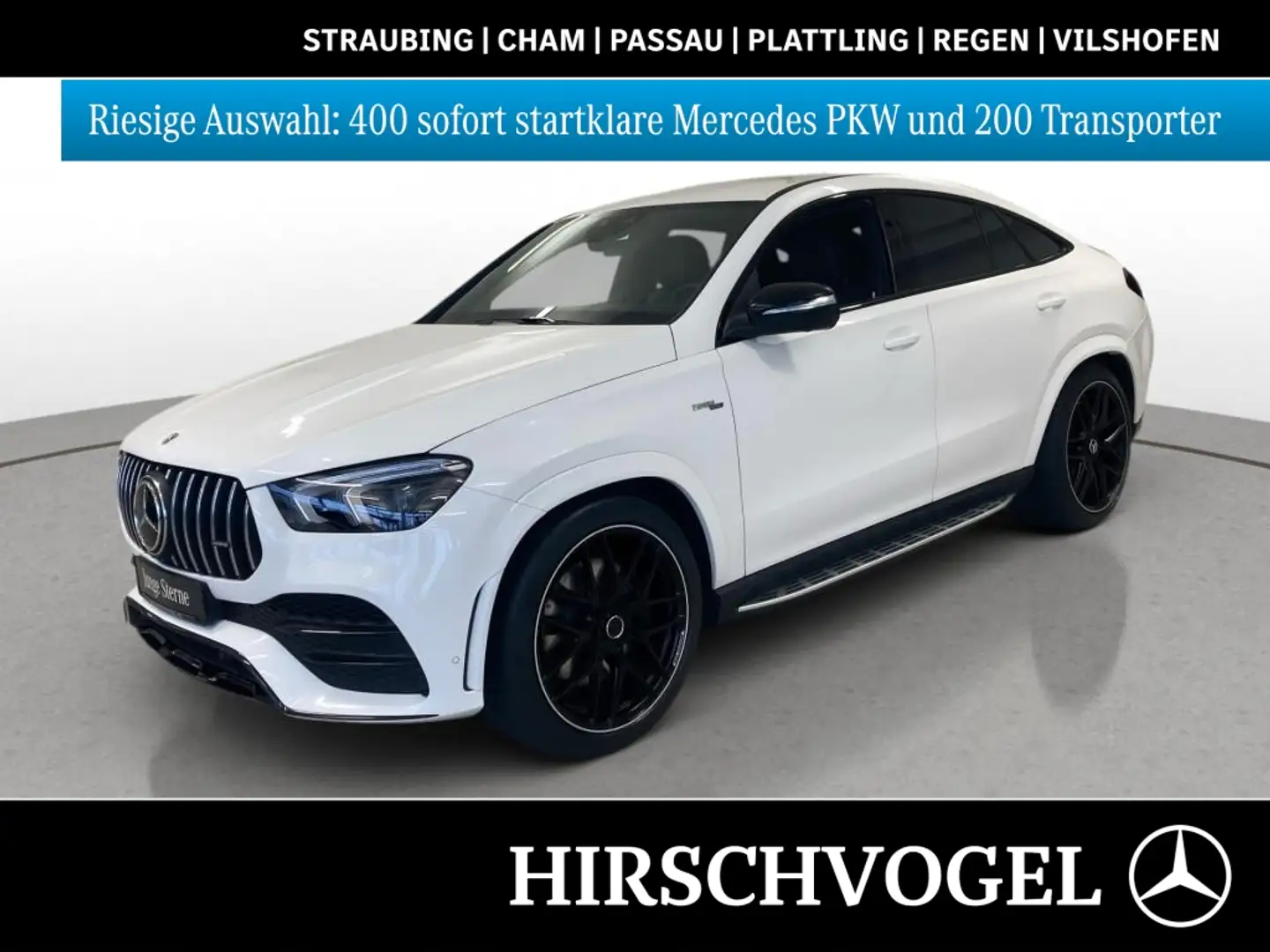 Mercedes-Benz GLE 400 d 4M AMG-Line+Night+AIRMATIC+AHK+DISTRON Blanc - 1