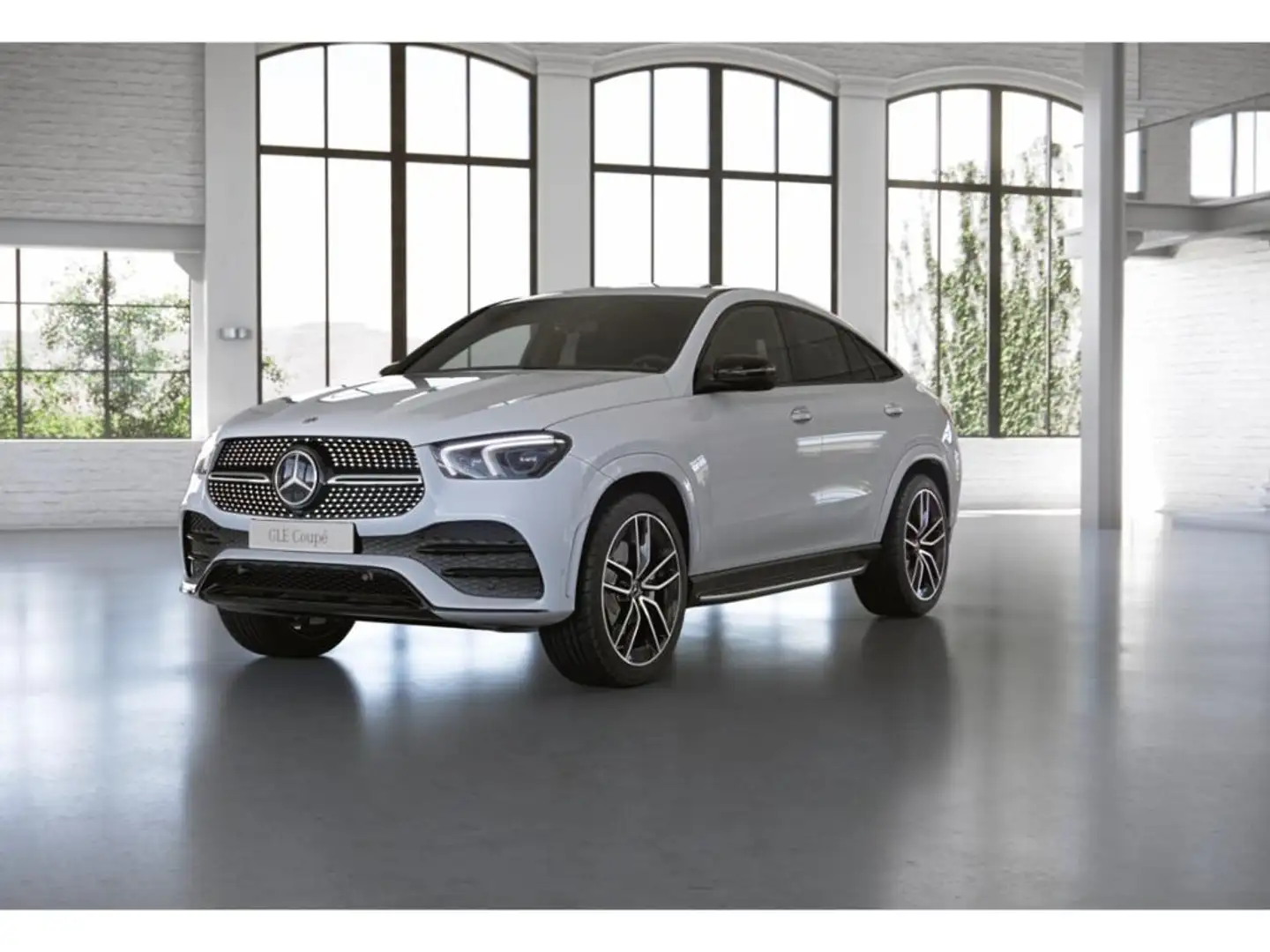 Mercedes-Benz GLE 400 d 4M AMG-Line+Night+AIRMATIC+AHK+DISTRON Weiß - 2