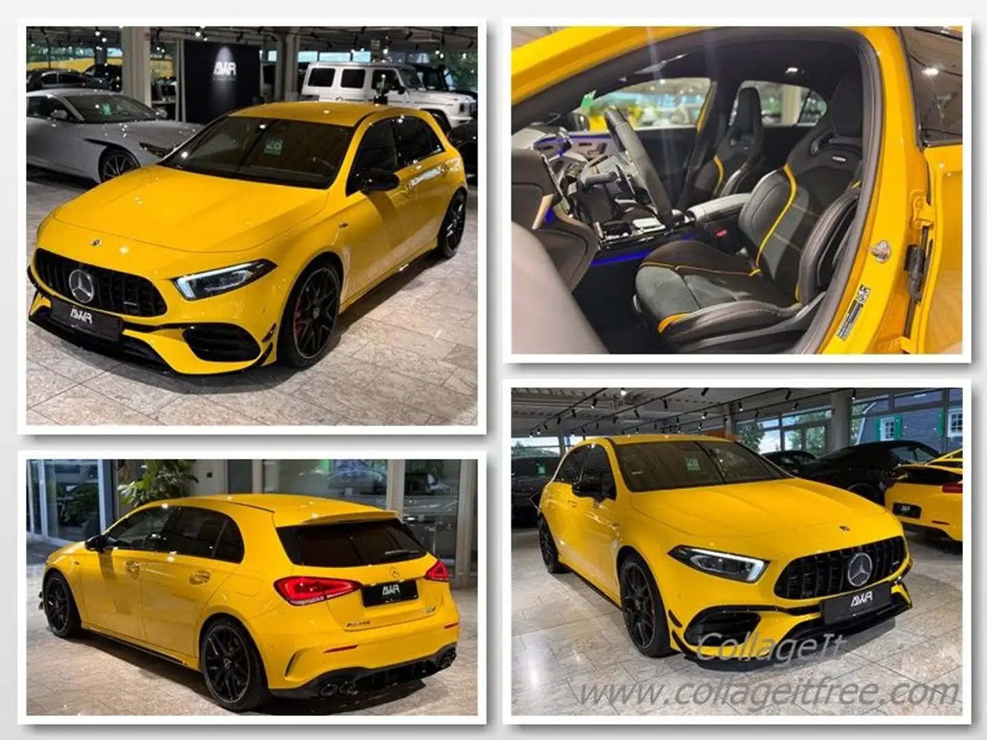 Mercedes-Benz A 45 AMG S PERFORMANCE-SITZE*BURMESTER*360*S.AGA Gelb - 1
