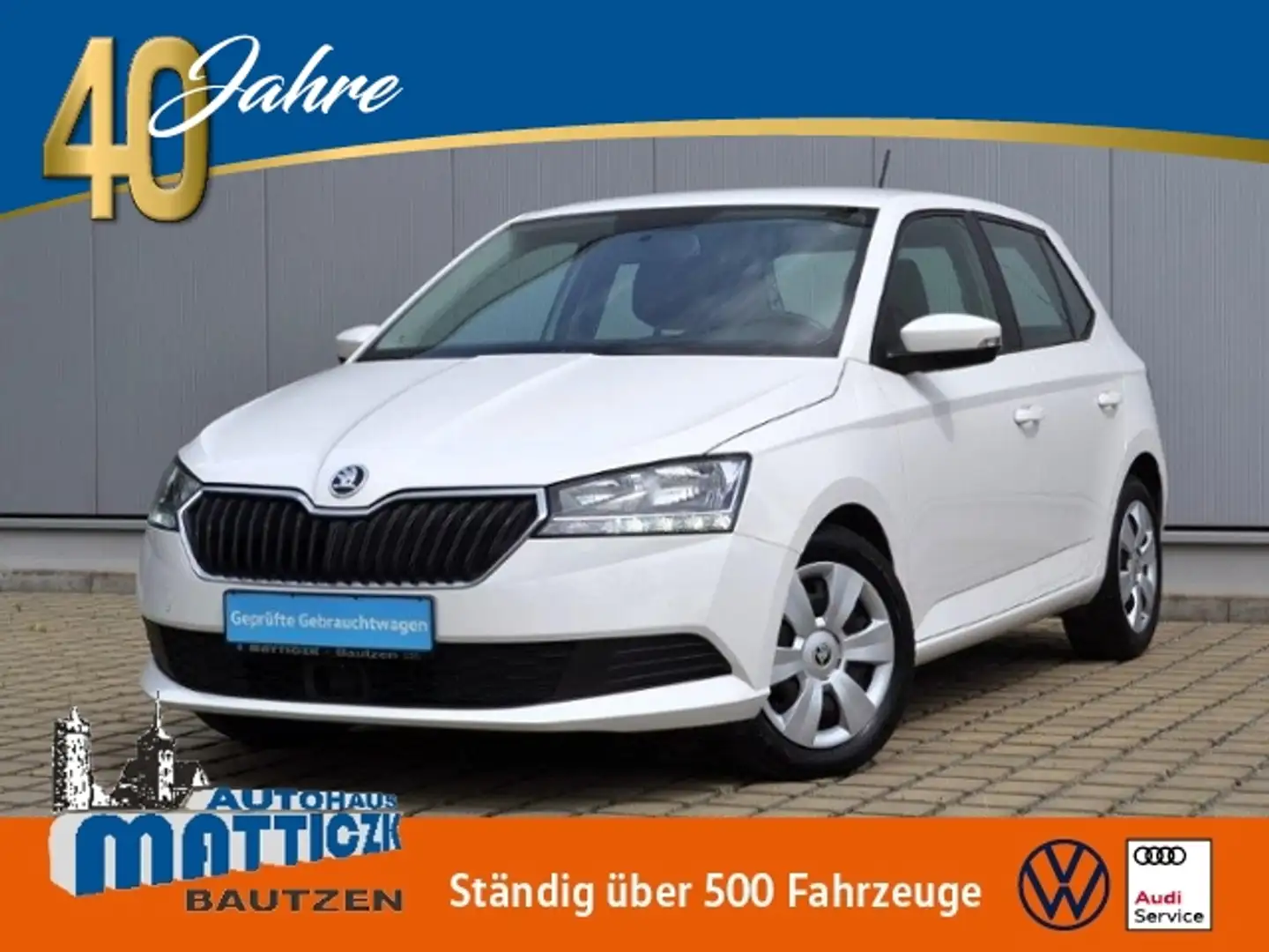Skoda Fabia 1.0 TSI Ambition INFOTAINMENT-PAKET/NAVI/SOUND-PA Weiß - 1