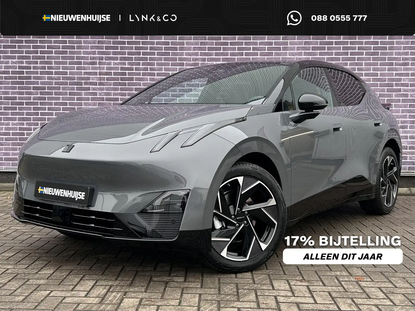 Lynk & Co 02 More BEV | Adaptive Cruise Control | Panoramadak | Grijs - 1