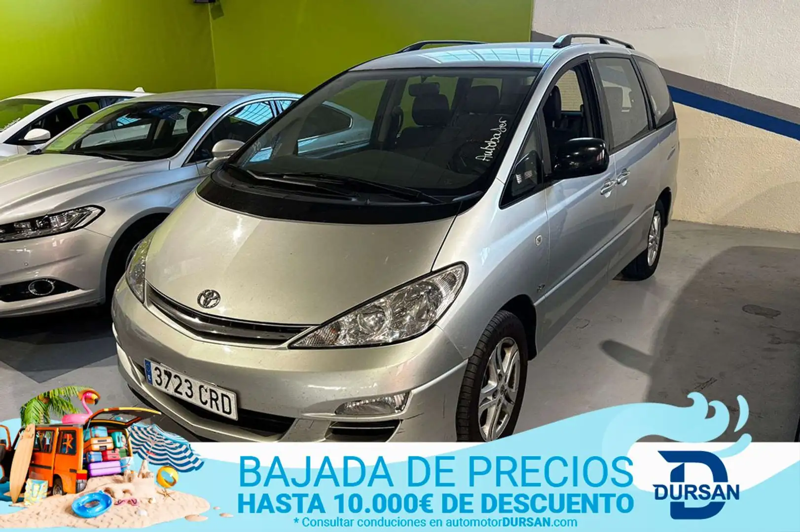 Toyota Previa 2.4 VVTi Sol 7 Plazas 5p. Серый - 1