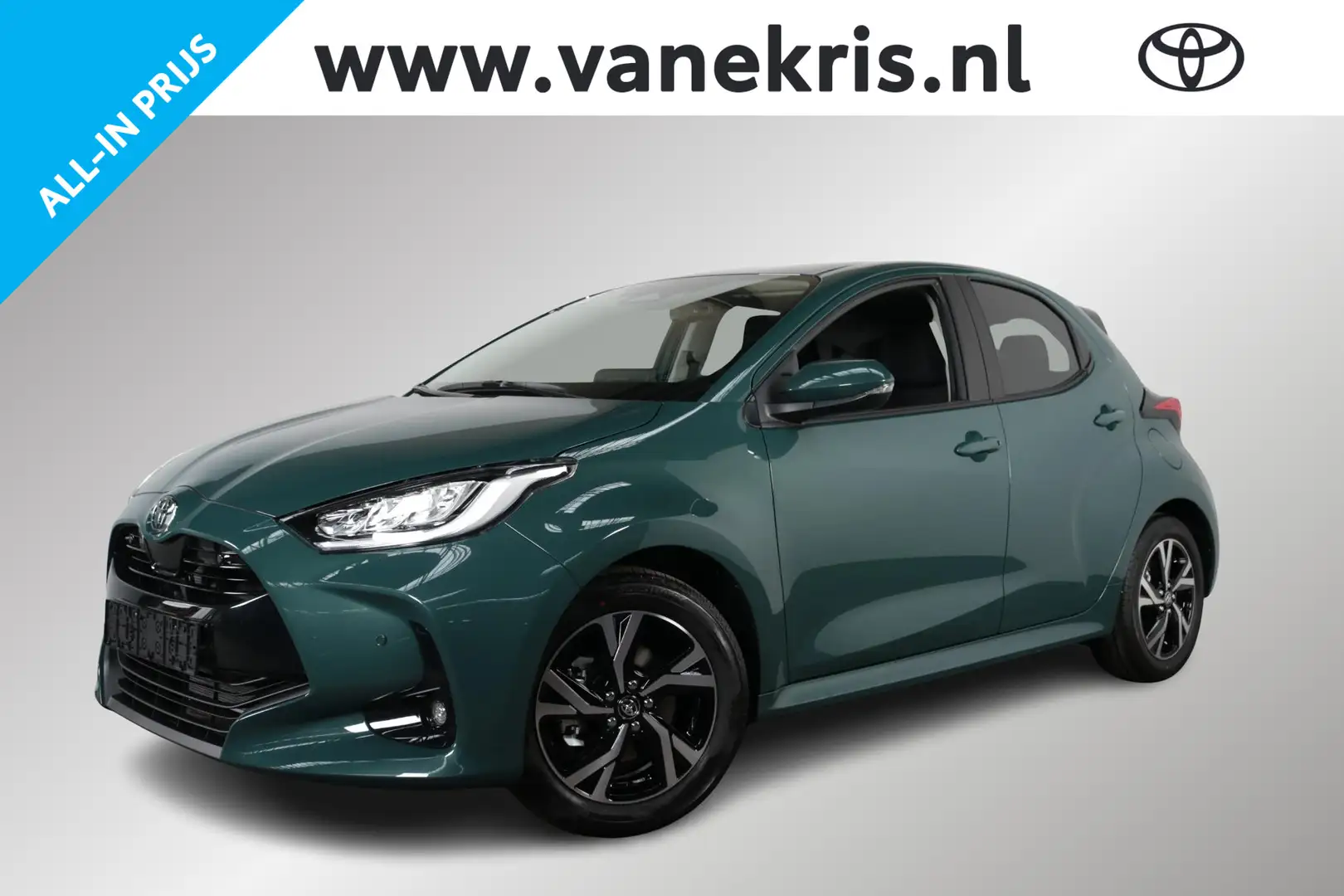 Toyota Yaris 1.5 Hybrid 115 Dynamic, Comfort Pack! Nieuw , dire Groen - 1