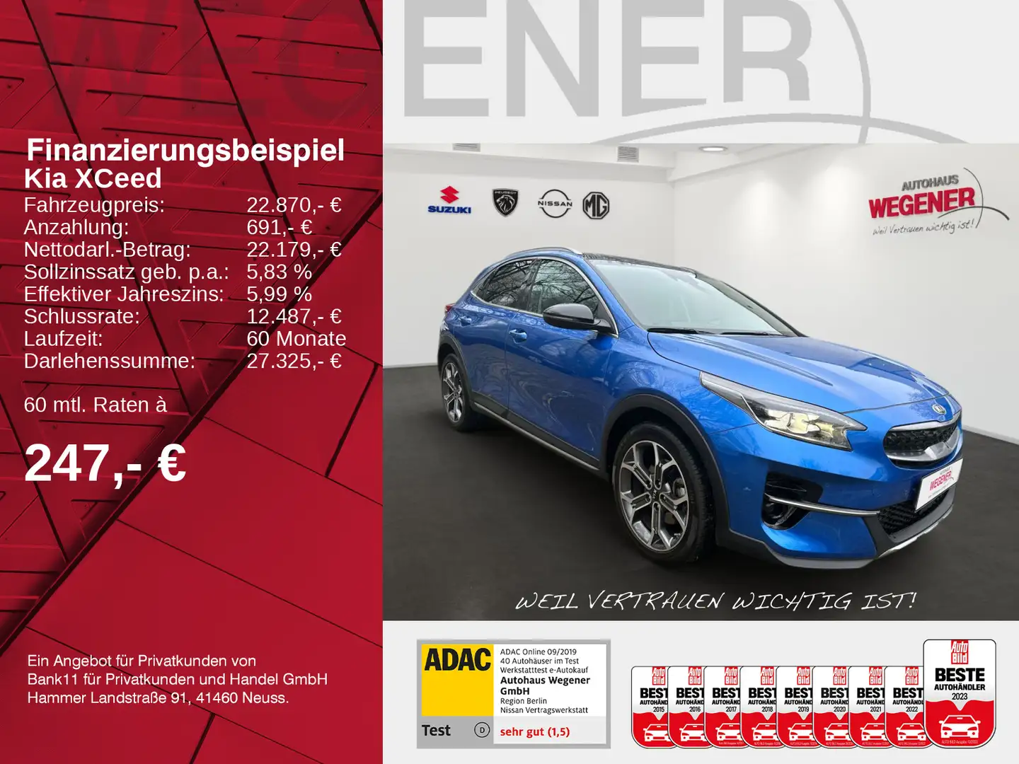 Kia XCeed Plug-In-Hybrid Platinum *Kamera*Leder*Pano*1.Hd* Azul - 2