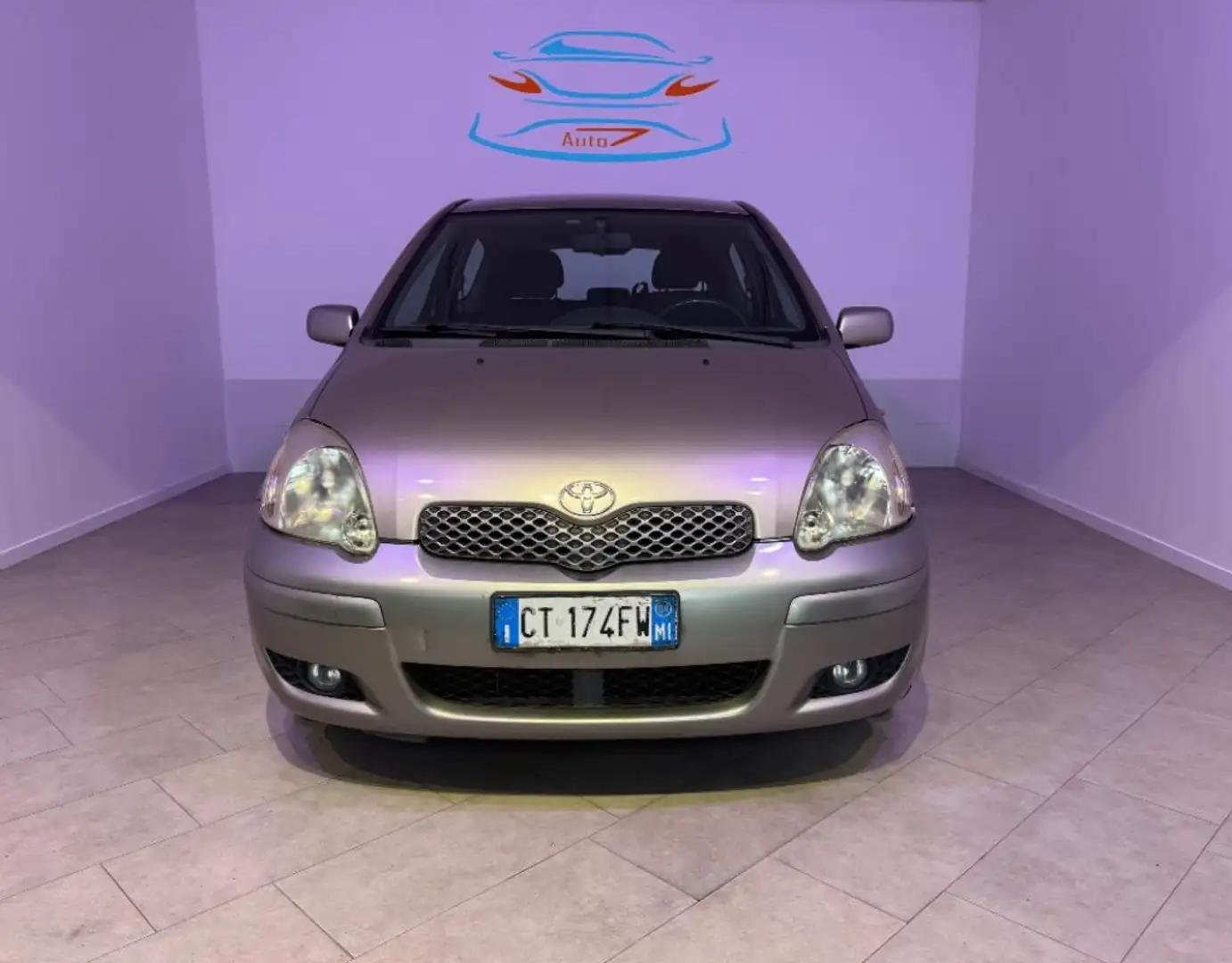 Toyota Yaris 1.0i 16V cat 3 porte Sol Blue Argent - 1