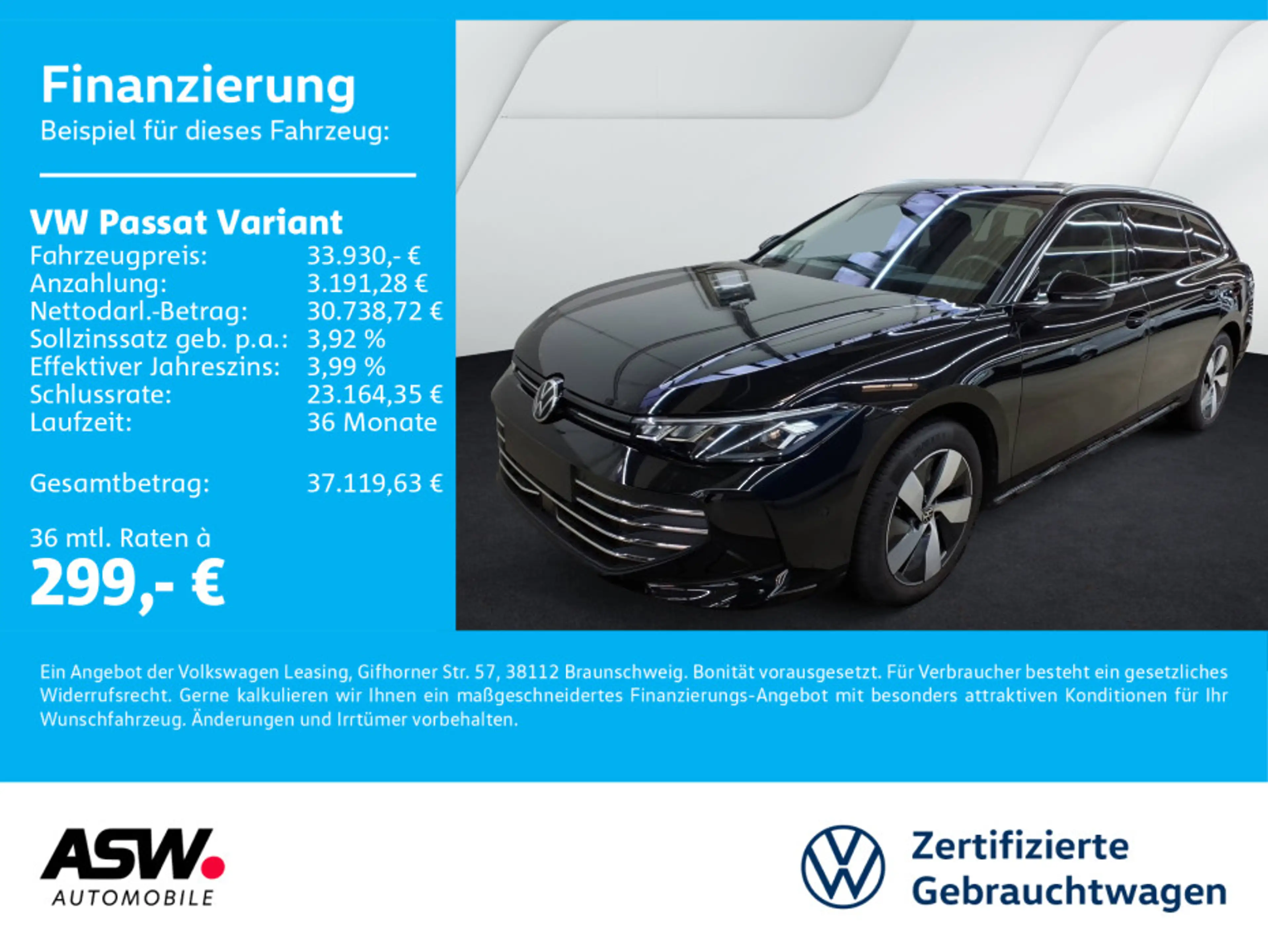 Volkswagen Passat Variant Passat Business 2.0TDI LED Navi AHK 360° ACC SHZ