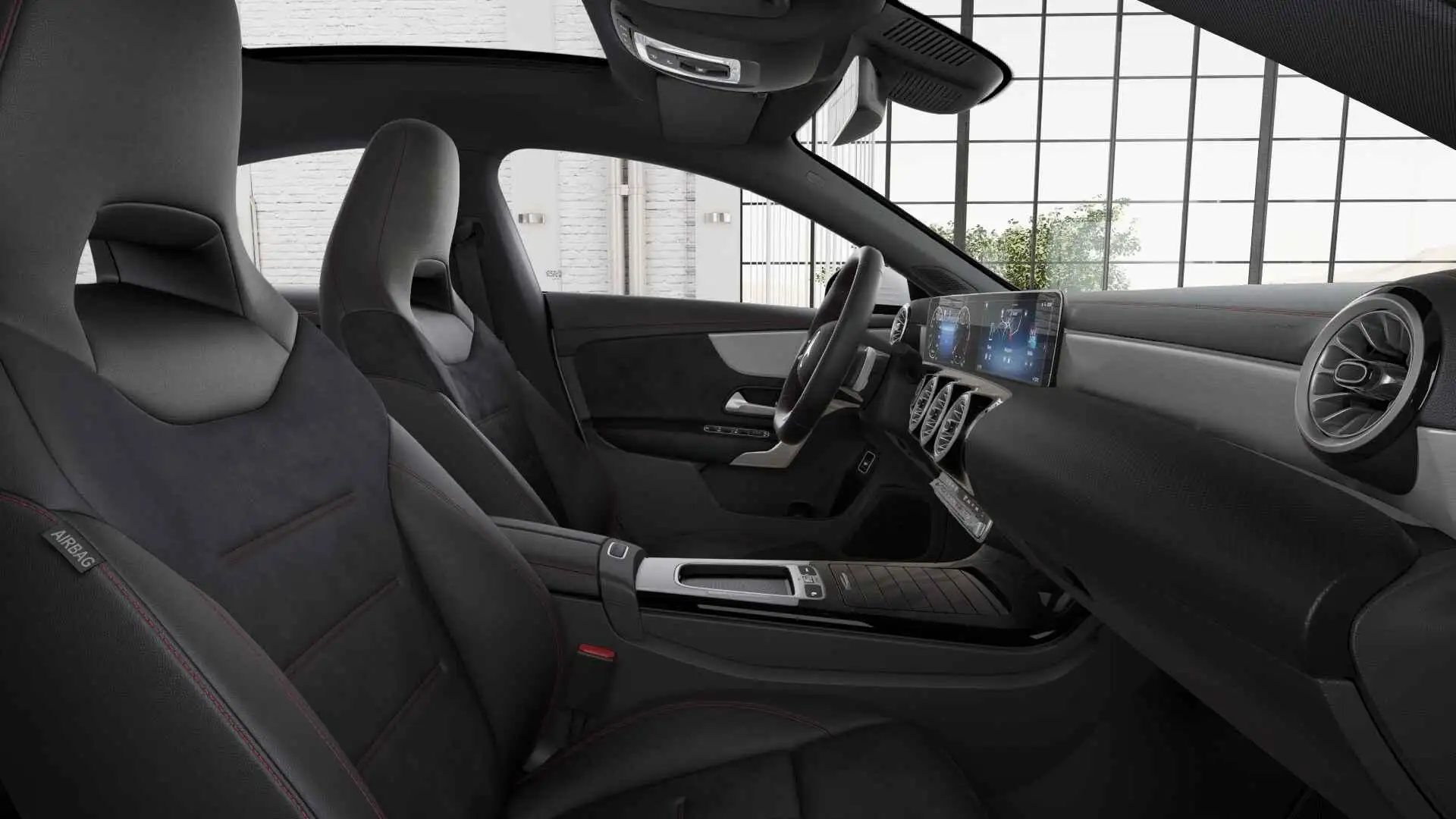 Mercedes-Benz CLA 200 Coupé AMG Line | Panoramisch Dak |  Premium Pakket Wit - 2