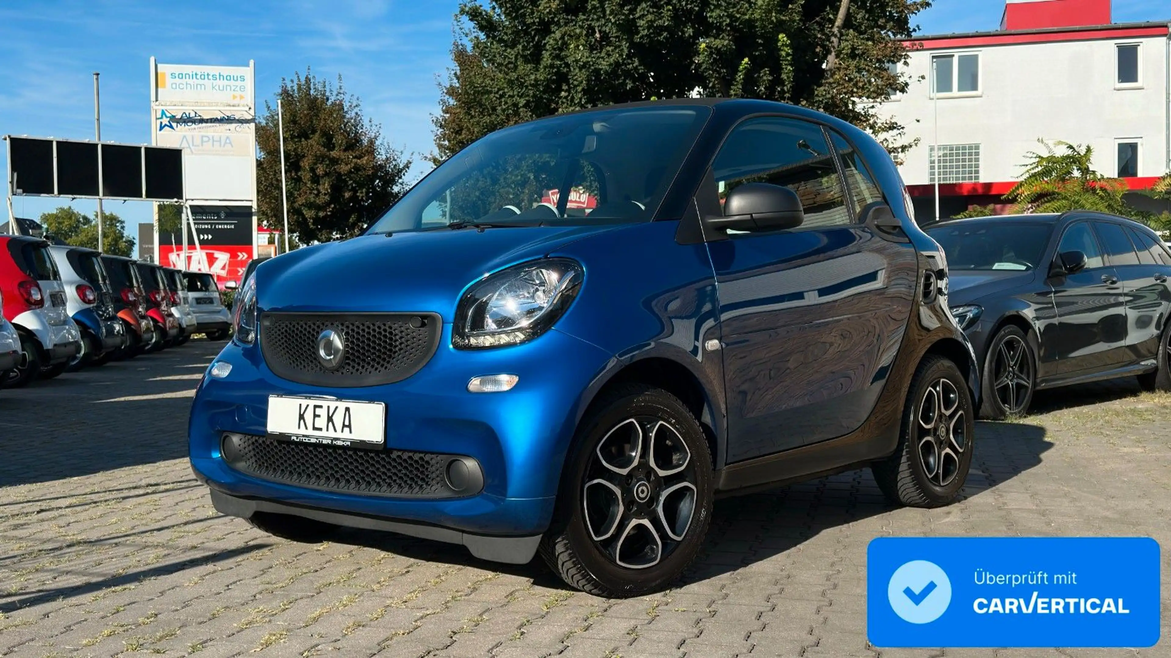 smart forTwo Coupé DCT BLUE & BLACK EDITION! CARPLAY!