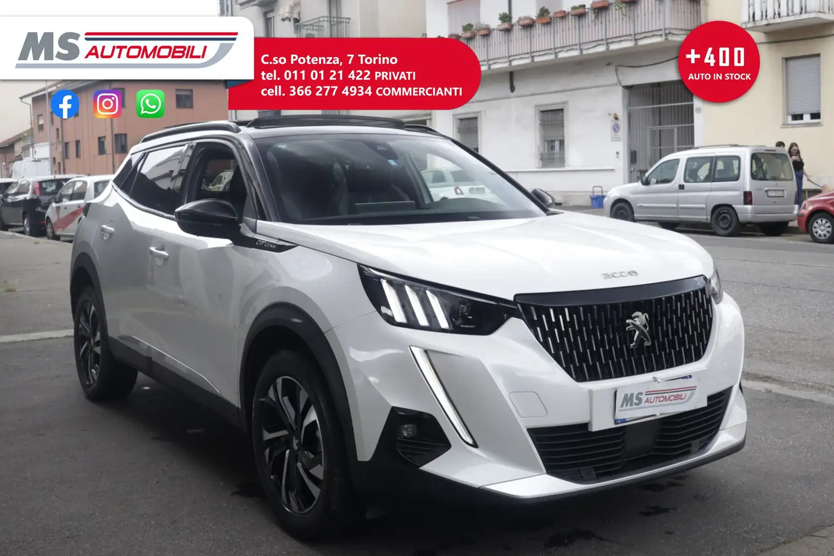 Peugeot 2008 Peugeot 2008 BlueHDi 130 EAT8 S&S GT Line Unicopr Bílá - 1