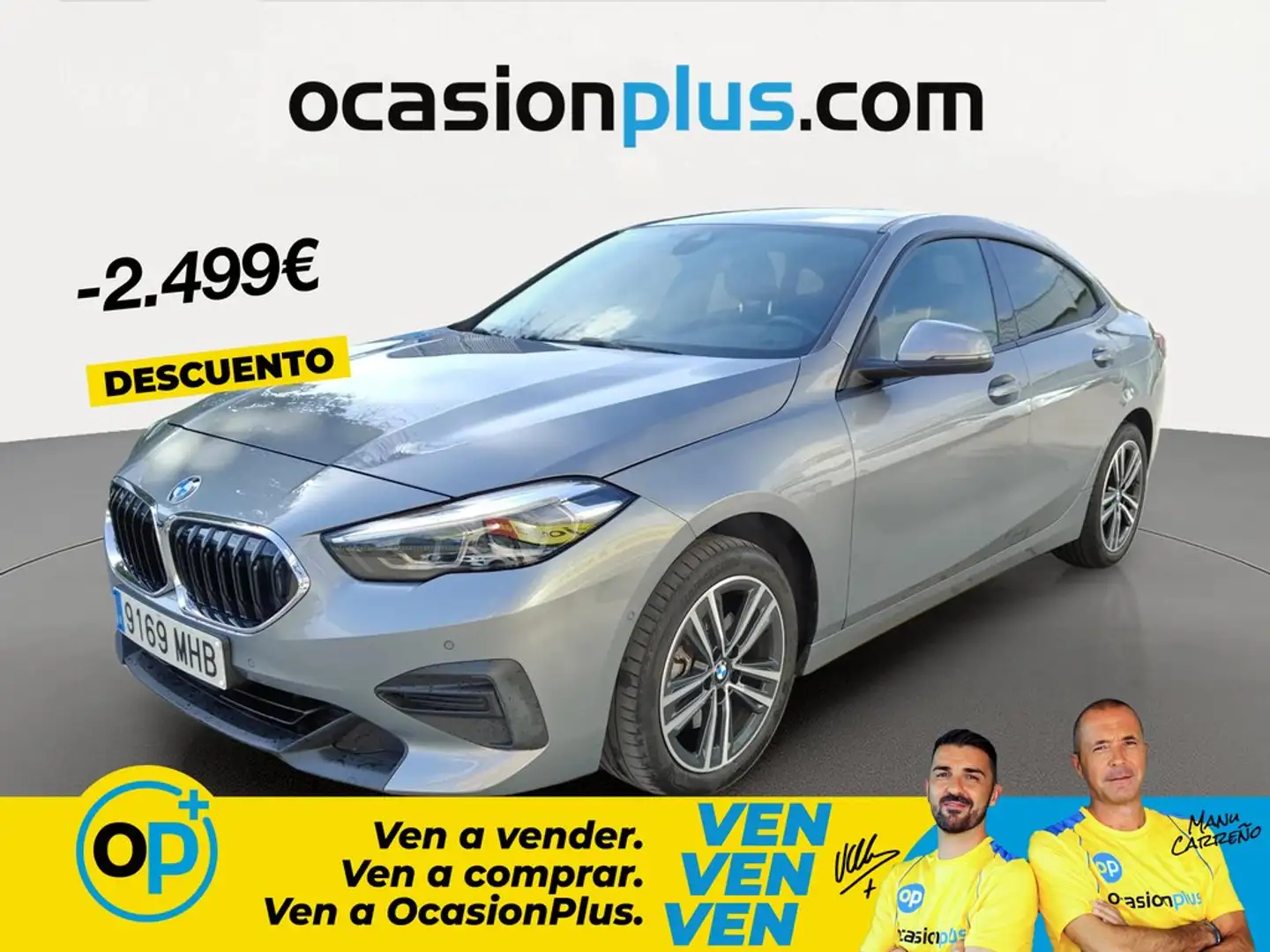 BMW 218 218dA Gran Coupé Gris - 1