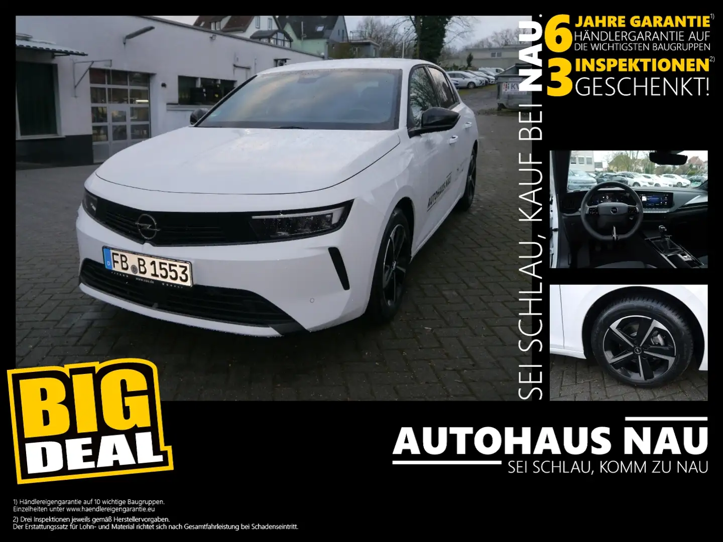Opel Astra L 1.2 Turbo Enjoy FLA SpurH LM LED KlimaA Weiß - 1