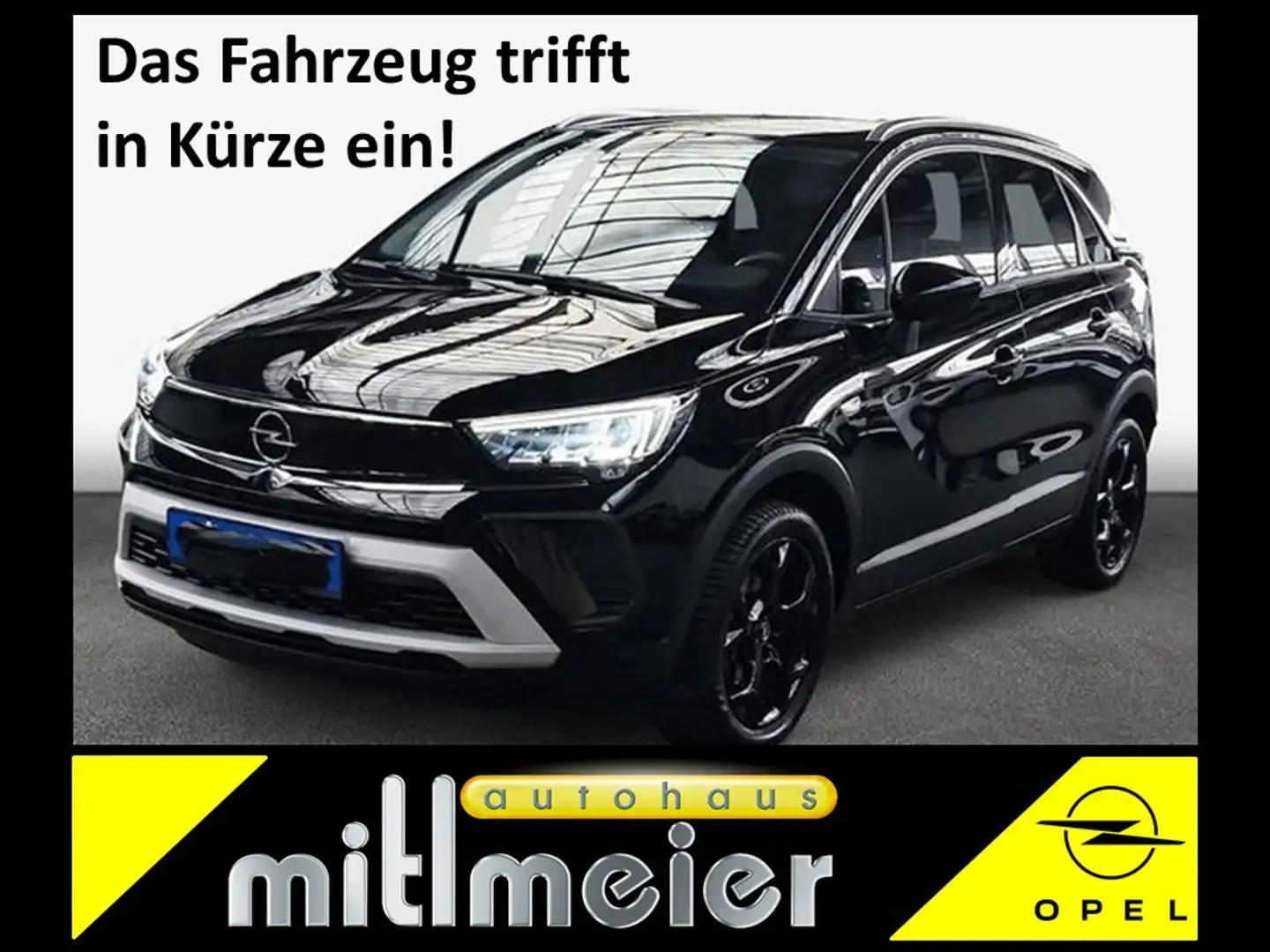 Opel Crossland Elegance NAVI LED AGR Sitz DAB+ SHZ Schwarz - 1