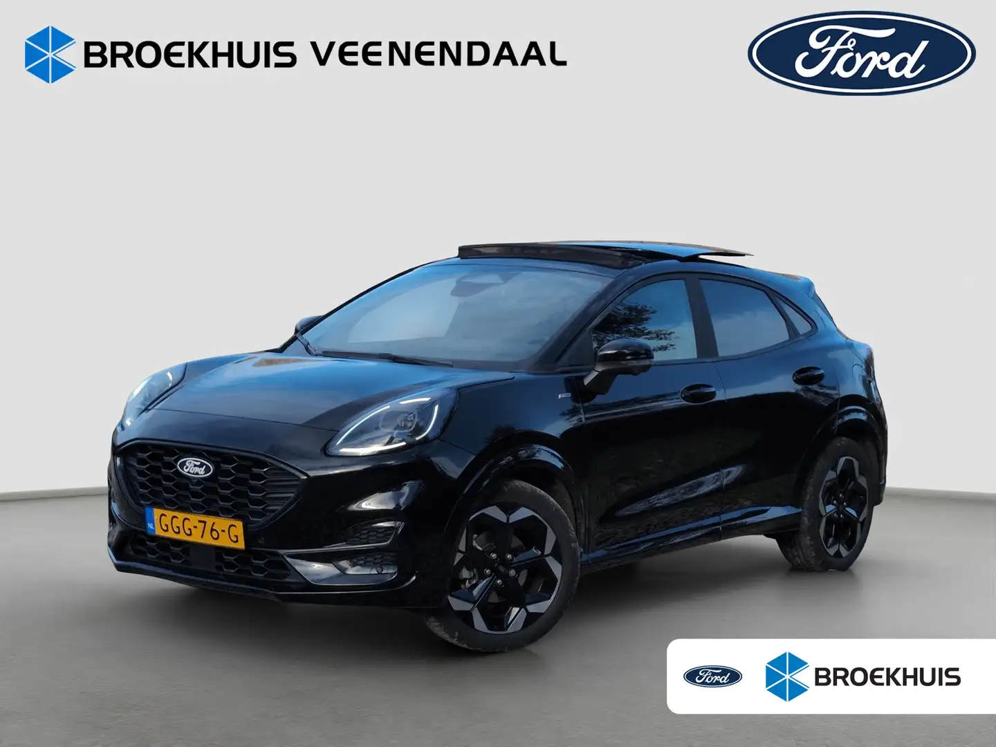 Ford Puma 1.0 Hybrid ST-Line X | Pano | Apple Carplay | Adap Zwart - 1
