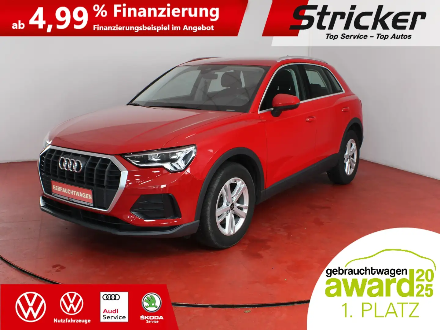 Audi Q3 35TDI S-Tronic 356,-ohne Anzahlung Navi Kamera Rot - 1