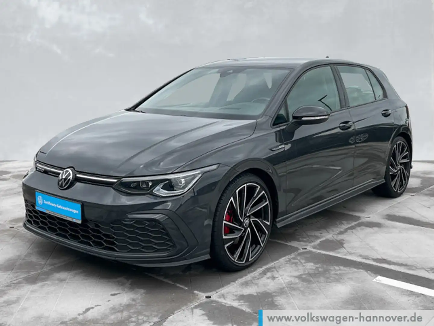 Volkswagen Golf VIII GTD 2.0 TDI DSG Navi LED HuD DigCockpi Gris - 2