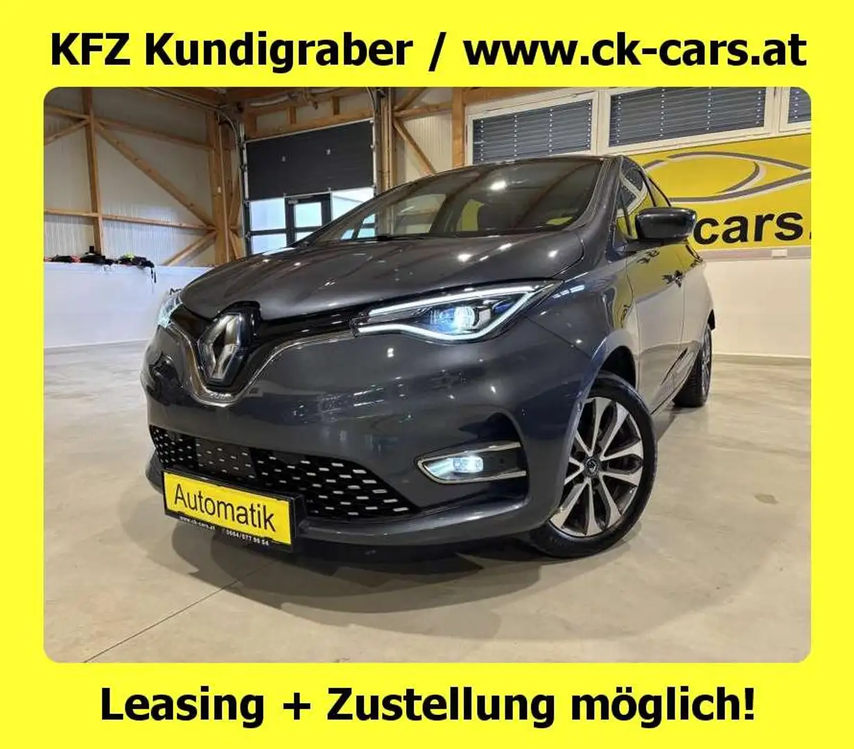 Renault ZOE Intense R135(52kWh) LED KAMERA NAVI CCS-LADER Grau - 1
