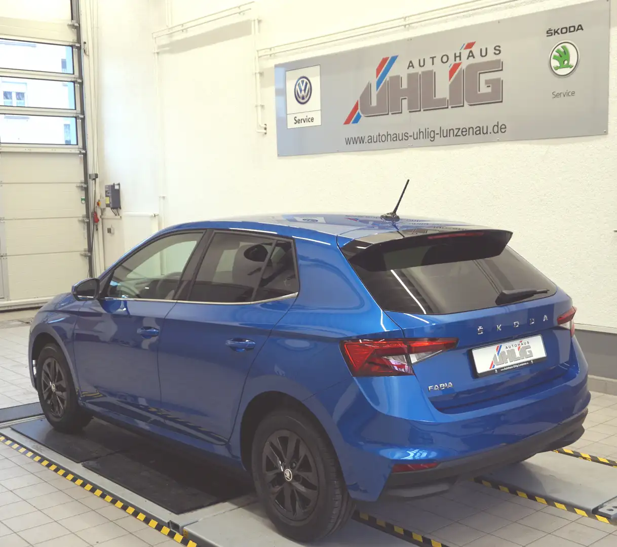 Skoda Fabia 1.0TSI Style 4J.Gar ACC beheiz.WSS +Lenkr. App Con Blau - 2