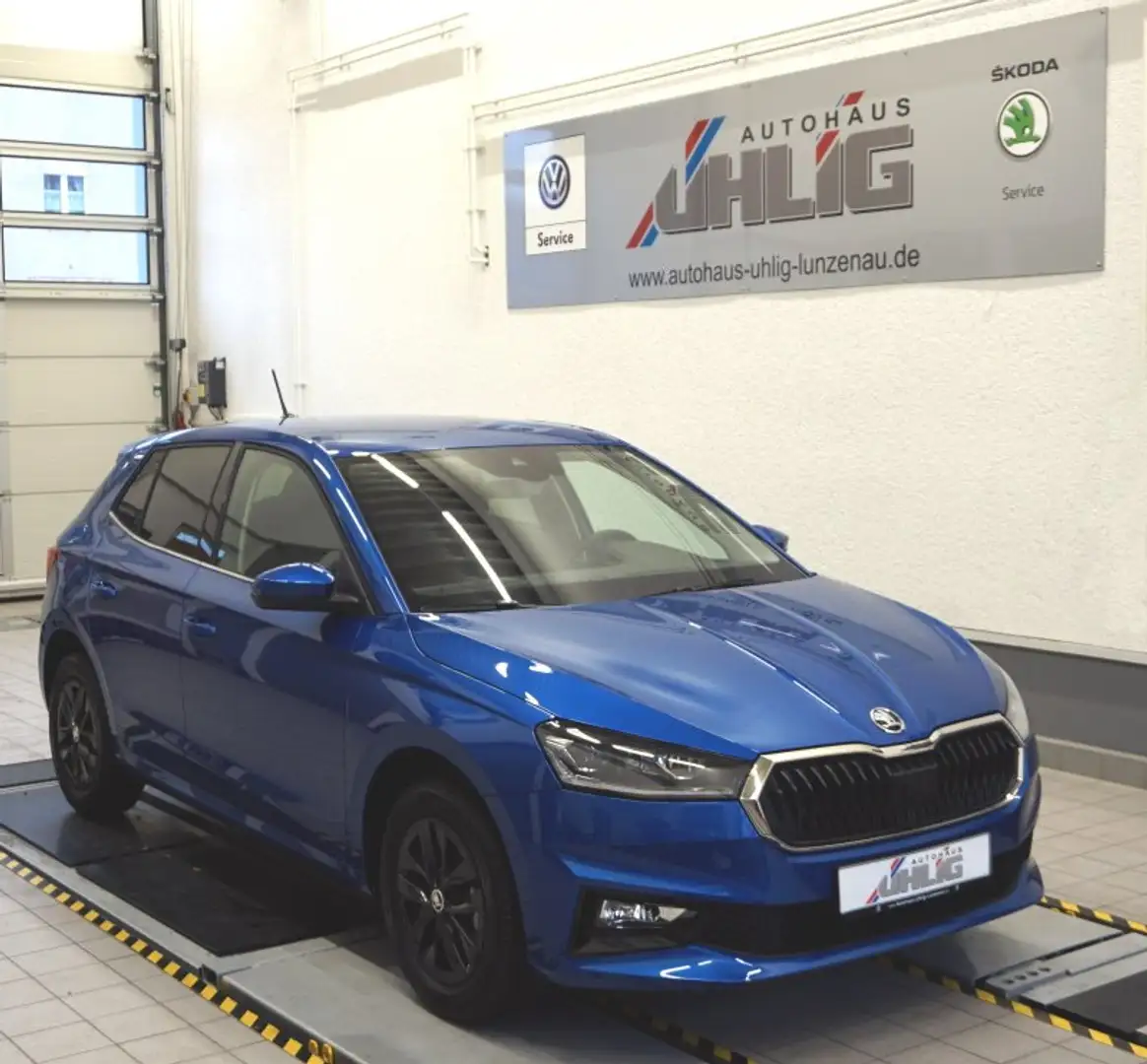 Skoda Fabia 1.0TSI Style 4J.Gar ACC beheiz.WSS +Lenkr. App Con Blau - 1