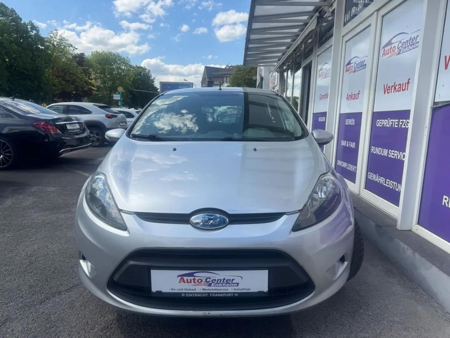 Ford Fiesta Econetic 1.6 TDCi*Tüv Neu*Klima*Bluetooth Plateado - 2