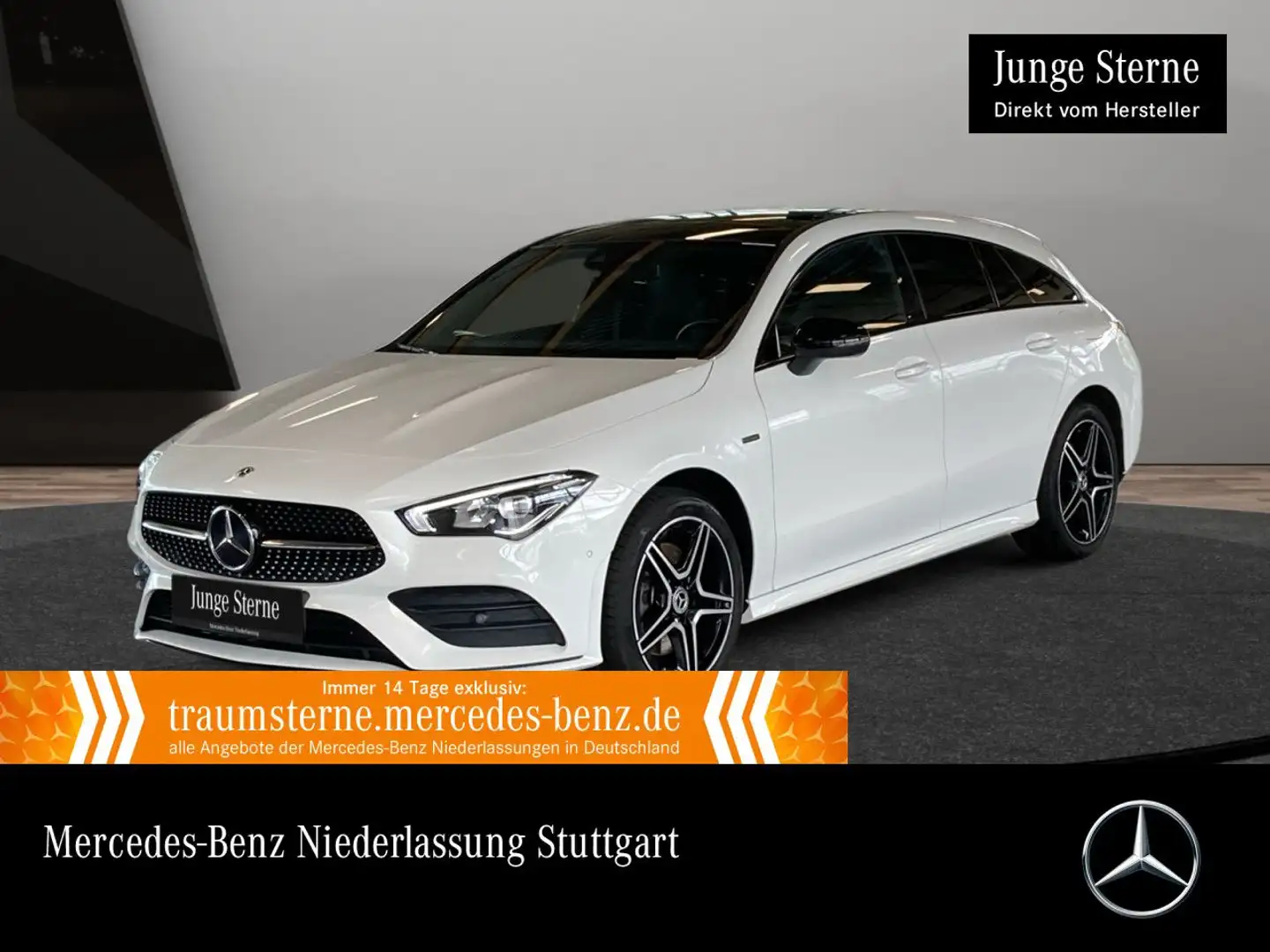 Mercedes-Benz CLA 250 e AMG+NIGHT+PANO+AHK+LED+KAMERA+8G Weiß - 1