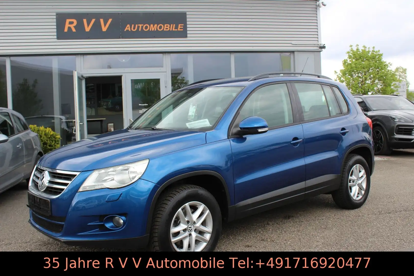 Volkswagen Tiguan 1.4 Trend & Fun, 1.Hand, Scheckheft Blau - 1