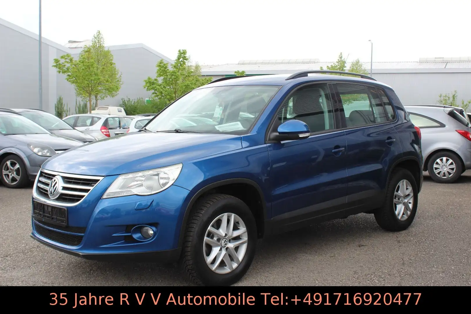 Volkswagen Tiguan 1.4 Trend & Fun, 1.Hand, Scheckheft Blau - 2