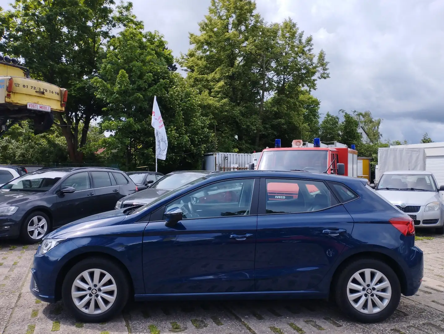 SEAT Ibiza 1.0 Style* GARANTIE! TÜV+SERVICE NEU! ALUFELGEN Blau - 2