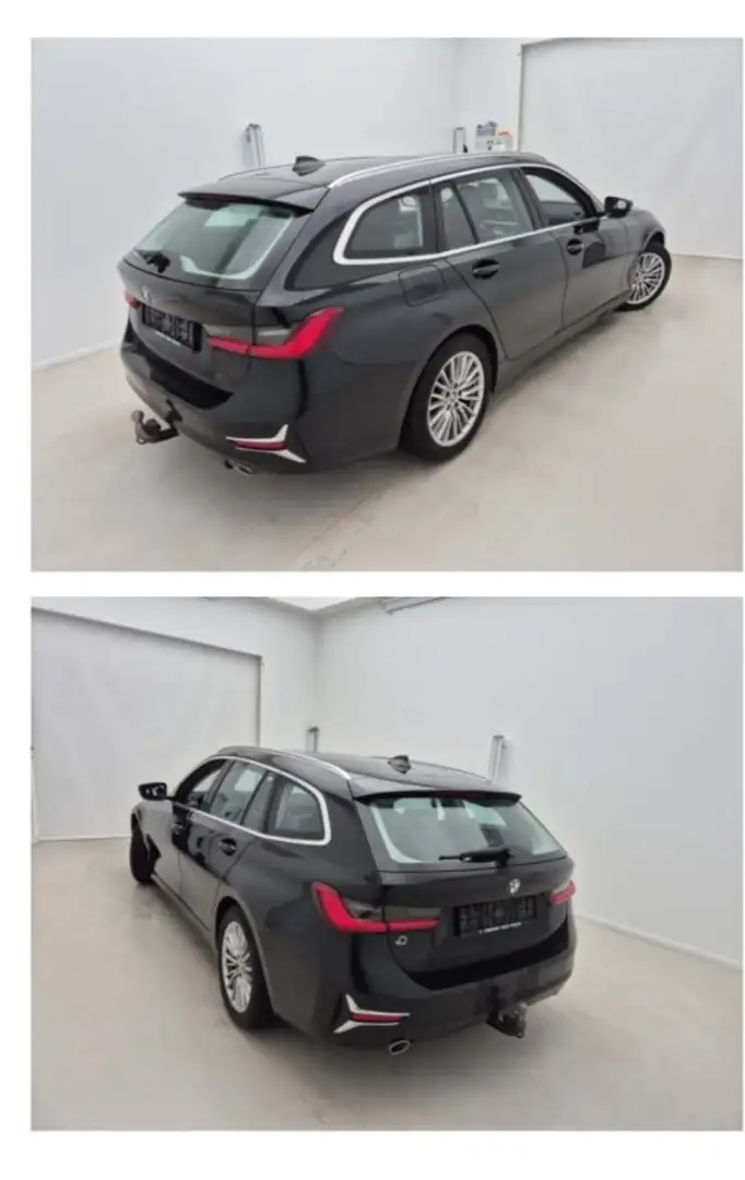 BMW 318 318dA Touring Schwarz - 2