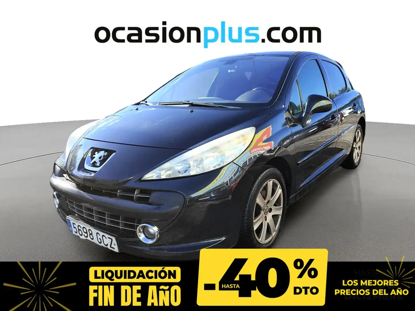 Peugeot 207 1.6 VTi 16v Premium Schwarz - 1