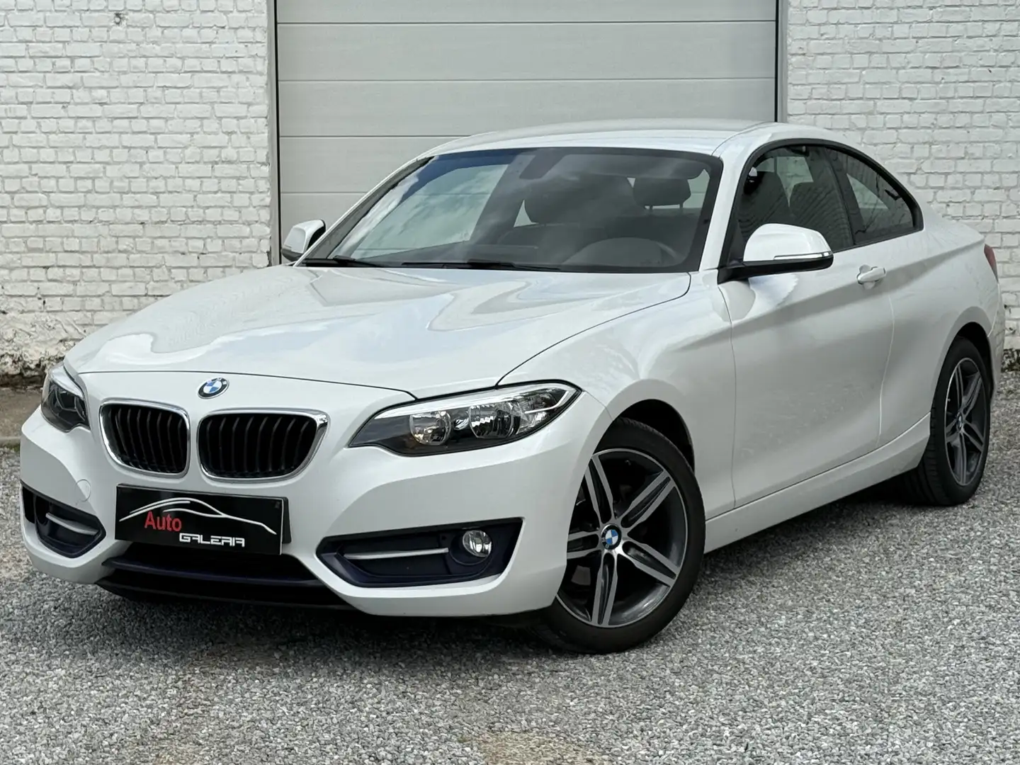 BMW 218 Coupé dA *Pack Sport*1ère main*Euro6b* Wit - 2